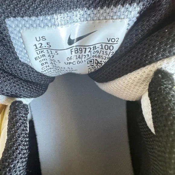 Nike Force Trout 9 Keystone White Black Cleats Size 12.5 - Picture 9 of 9